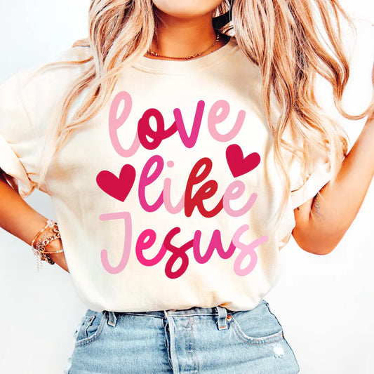 Love like Jesus pink