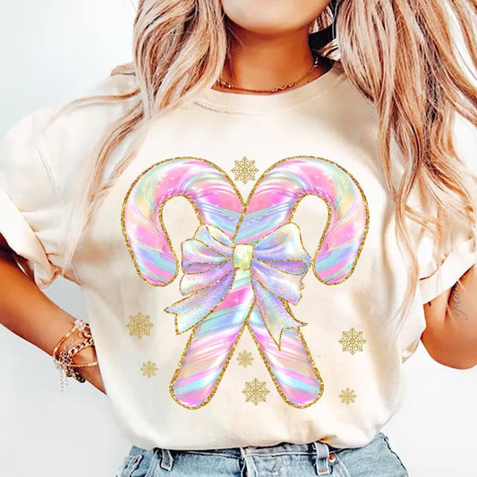 Pastel candy canes