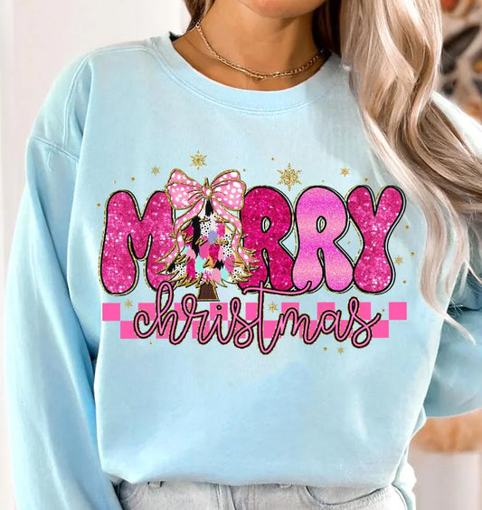 Pink Merry Christmas
