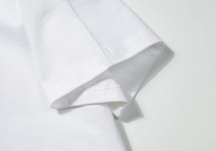 New 2022 Summer Short Sleeve round Neck Slim-Fit Angel Letter Graphic Printed High Waist Navel Women T-shirt